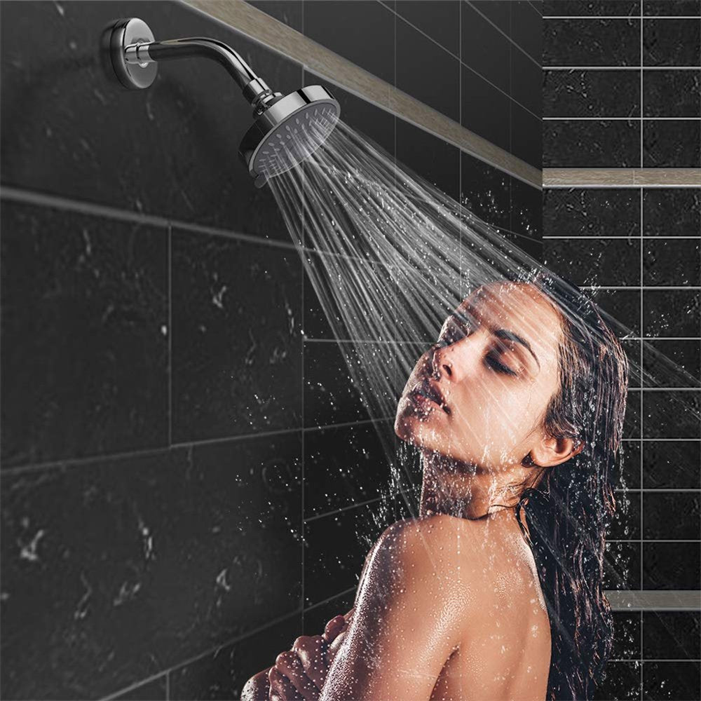 Head Adjustable Inch Shower 4 Top 5-Setting Head Pressure High Shower Spray Shower