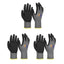 3-Pairs Garden Gloves for Men or Women, Nitrile Grip Coated Gardening Gloves for Yard