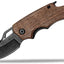 Mini Folding Pocket Knife, 2.5-Inch Stainless Steel Drop Point Blade, EDC Pocket Knives for Men with Bottle Opener and Glass Breaker (Stonewash), Black