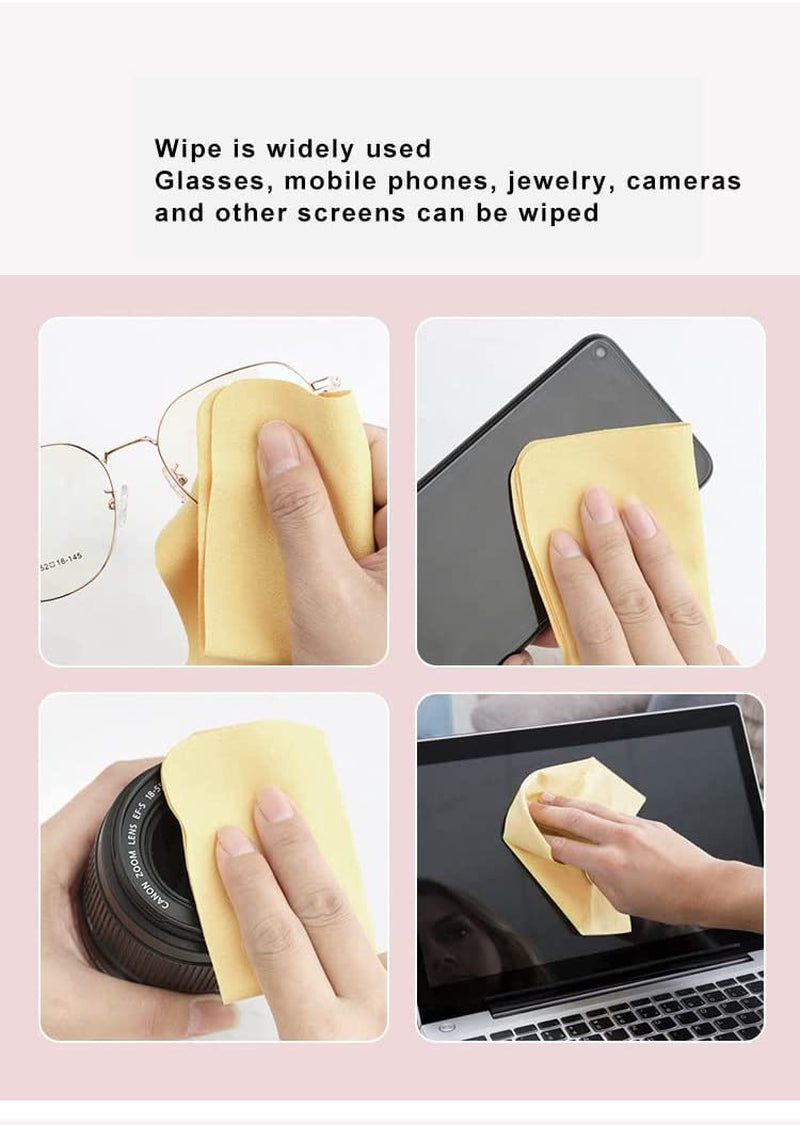 40 Pcs Microfiber Cleaning Cloths Reusable Cleaning Cloths 