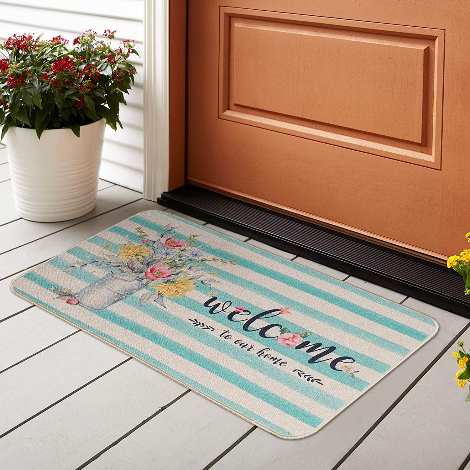 Spring  Welcome Doormat