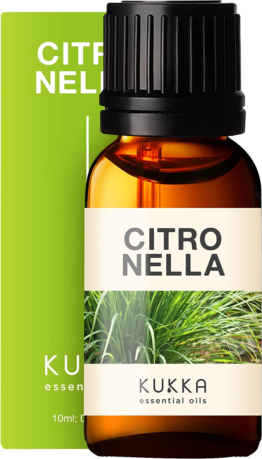 Citronella Essential Oil - Pure & Natural Citronella Oil for Diffuser Aromatherapy, Bath Bombs, Soaps and Candles - 10ml