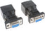 VGA to RJ45 Adapter VGA Extender Cat5 20 Meters Cat6 25 Meters VGA 15 Pin to RJ45 Male Female Network Cable Connector Support 720P 1080I 1080P Analog HD Transmission