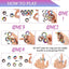 9Pcs Magnetic Rings Fidget Toy Set, Idea ADHD Fidget Toys for Adult, Fidget Magnets Spinner Rings for Anxiety Relief