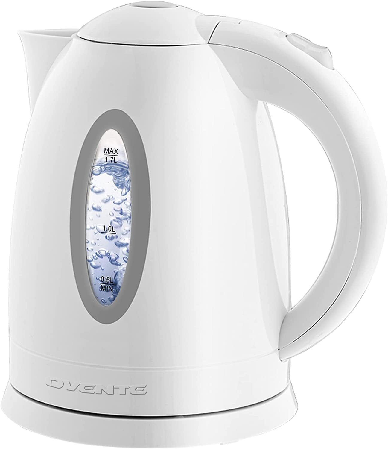 Electric Kettle 1.7 Liter Cordless Hot Water Boiler, 1100W with Automatic Shut-Off and Boil Dry Protection, Fast Boiling Bpa-Free Portable Instant Heater for Making Tea, Coffee