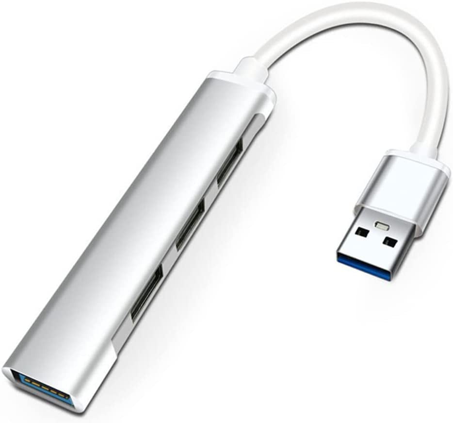  4 Port Multi Splitter Adapte USB HUB 3.0 PC Computer Accessories USB HUB for Laptop Computer (White)
