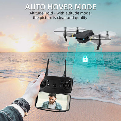 Aerial RC Drone Professional HD 1080P 90° Adjustable Camera Folding Wifi 360 Degree