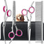 Dog Grooming Scissors Kit with Safety round Tips, Stainless Steel Professional Dog Grooming Shears Set - Thinning, Straight, Curved Shears and Comb for Long Short Hair for Dog Cat Pet